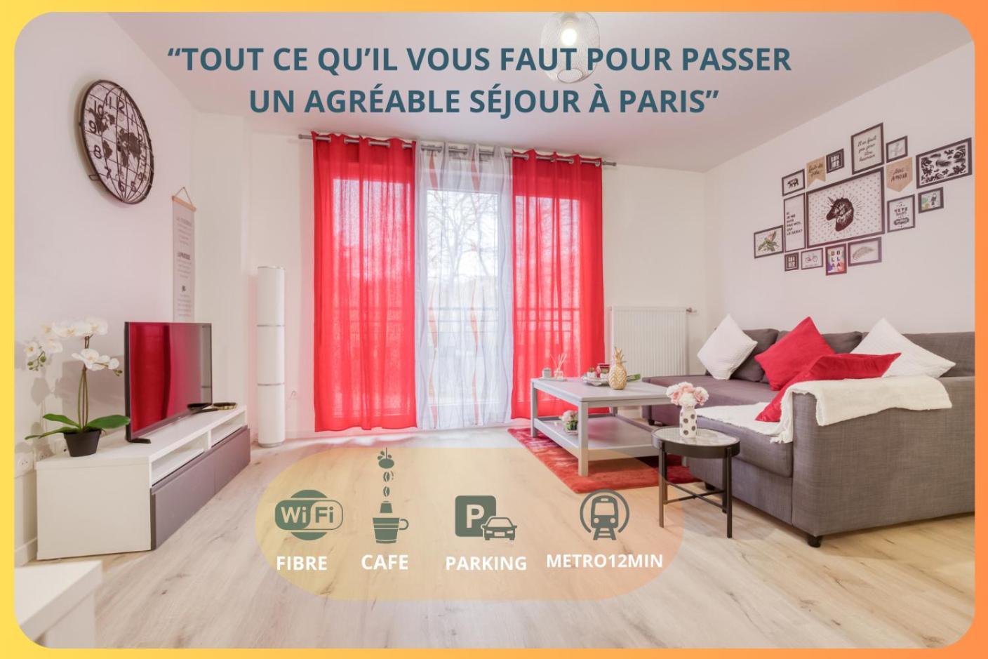 Luxueux Paris - Bagnolet - Les Lilas-Parking Gratuit Ngoại thất bức ảnh